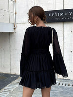 Load image into Gallery viewer, The Midnight Ruffle Dress
