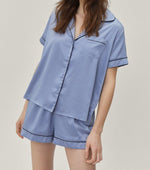 Load image into Gallery viewer, Blue Nightsuit with Shorts
